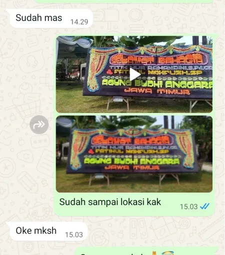 Pengiriman Papan Bunga Gabus Kulon Gabuswetan