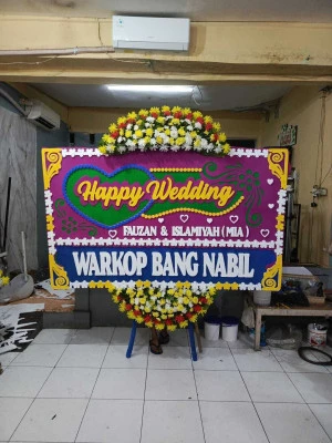 Papan Bunga di Gabus Kulon Gabuswetan