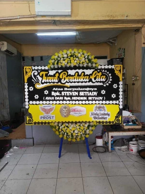 Papan Bunga di Gabus Kulon Gabuswetan