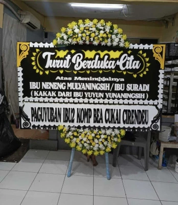 Papan Bunga di Gabus Kulon Gabuswetan